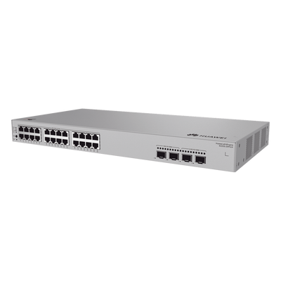 Switch Administrable Capa 2 / 24 Puertos PoE+ Gigabit / 2 SFP 2.5 Gbps + 2 SFP+ 10 Gbps / PoE Perpetuo 400 W / 98 Gbps / 73 Mpps / 3.71 kg / 442 x 220 x 43.6 mm (17.4 x 8.7 x 1.7 in)