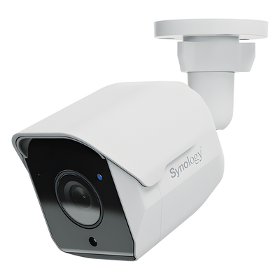 Cámara de Vigilancia BC500 | 5 Megapíxeles (2880x1620) | Lente 2.8 mm (110° H) | Visión Nocturna 30 mts | IP67 | IA para Detección de Personas y Vehículos | Compatible con Surveillance Station | Almacenamiento en mic