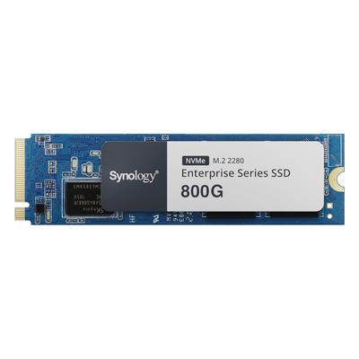 SSD NVMe M.2 Serie Enterprise |  SSD 800GB | Alto Rendimiento 660.000 IOPS Lectura | 120.000 IOPS Escritura | Resistencia Hasta 2900 TBW | Protección de Datos Integral | Análisis de Vida Útil | Compatible con Synology DSM.