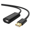 Cable USB 2.0 Activo UGREEN 10326 | 30 Metros | Amplificador FE1.1S | 480 Mbps | Blindaje Triple | Impresora / Webcam / Lector Biométrico / Escáner | PVC Ignífugo | SKU 10326