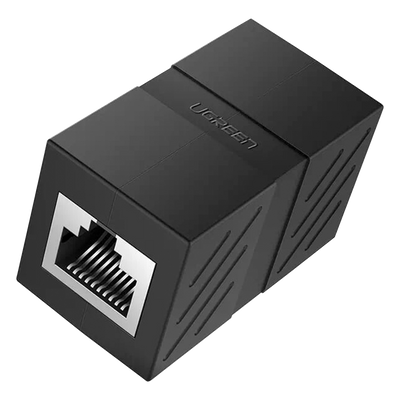 Acoplador (Extensor de Cable Ethernet RJ45 a RJ45) | 1000Mbps | Compatibilidad con Cat7 Cat6A Cat6 Cat5e | Compatible con POE | Ignífugo | ABS