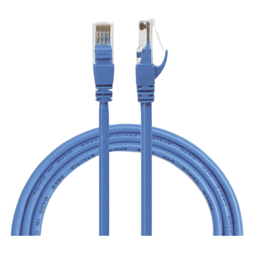 Cable Patch UGREEN 11201 | UTP Cat6 | 1m Azul | 1 Gbps 250 MHz | CCA 26 AWG | Conector Oro 24K | Patch Panel a Switch | Oficina y Rack | SKU 11201
