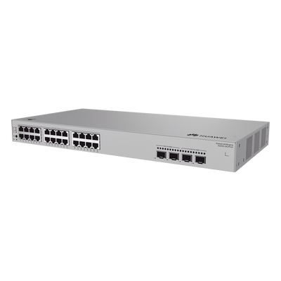 Switch Administrable Capa 2 / 24 Puertos PoE+ Gigabit / 2 SFP 2.5 Gbps + 2 SFP+ 10 Gbps / PoE Perpetuo / 195 W / 98 Gbps / 2.95 x 18.04 x 11.81 in