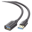 Cable Extensor USB 3.0 / 1 Metro / Macho-Hembra / 5 Gbps / Ultra Durabilidad / Núcleo de cobre estañado 28/22 AWG / Blindaje interior múltiple / Ideal para teclado, mouse , etc.