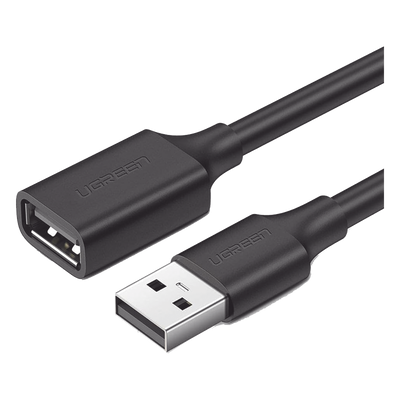 Cable Extensor USB 2.0 A a A | 1 metro | Macho-Hembra | Ultra Durabilidad | Núcleo de Cobre Estañado 28/22 AWG | Blindaje Interior Múltiple / Ideal para teclado, mouse, impresoras, etc.