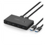 Conmutador USB para Compartir 4 Puertos USB 3.0 a 2 PC Ìs | Cambio Mediante Botón | Incluye Dos Cables USB de 1.5 m | ABS | Permite que 2 Usuarios Compartan 4 Dispositivos Periféricos USB3.0, como una impresora, un escáner, etc.