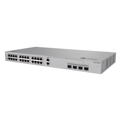 Switch PoE Administrable Capa 3 / 24 Puertos Gigabit (22 PoE) / 2 Puertos 2.5GE PoE / 2 Puertos SFP+ 10GE / 400W PoE / 98 Gbps / iStack
