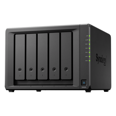 Unidad de Expansión DX525 | 5 Bahías para Unidades 3.5" y 2.5" | Intercambio en Caliente | Compatible con Synology DiskStation.