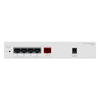 Router Multiservicio / 2.5 Gbps WAN / 5 Puertos PoE+ / 41W Presupuesto PoE / Controladora 16 APs / 150 Clientes / Gestión en la Nube
