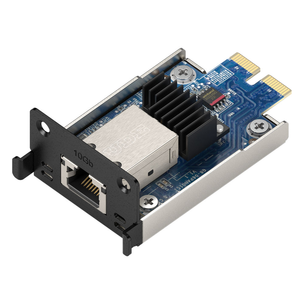 Tarjeta Red 10GbE Synology E10G22-T1-MINI | PCIe RJ-45 | Para DS1525+ DS923+ NAS | Autoneg. 2.5G 5G 10G Cat5e Cat6 Cat6A | NBASE-T 802.3bz | Low-Profile | DSM | SKU E10G22-T1-MINI