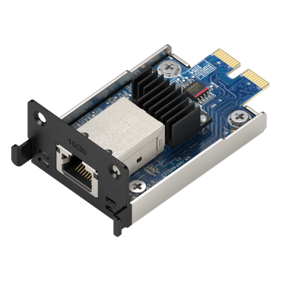 Adaptador de Ethernet E10G18-T1 | 10 Gbps / Compatible con PCIe 3.0 y 2.0 | Autonegociación de 4 u 8 Canales | Perfil Bajo y Altura Completa | Compatibilidad con Synology DSM 6.1.7 o Posterior.