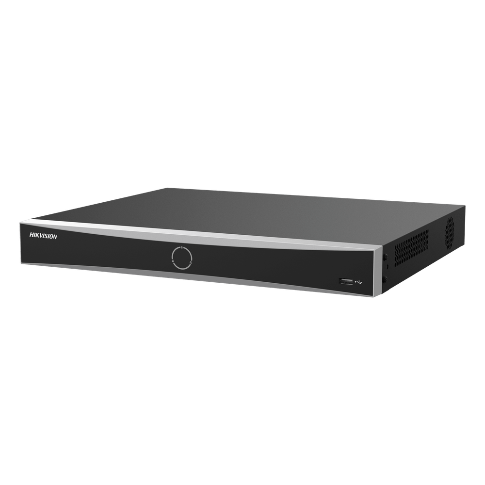 NVR IP / 16 Canales / 12 Megapixel (4K) / AcuSense / Reconocimiento Facial / 1 Bahía HDD / HDMI 4K / Sin PoE