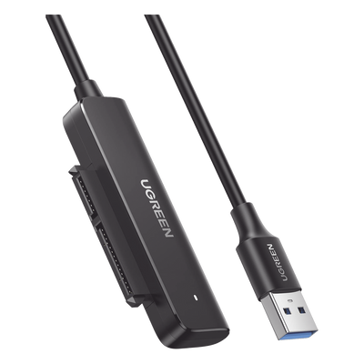 Cable Adaptador SATA a USB 3.0 | SATA 3.0/2.0 | Soporta HDD y SSD de 2.5" | Soporta S.M.A.R.T, TRIM, UASP | No Requiere Adaptador de Corriente | Cable 50 cm.