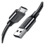 Cable USB-A a Micro USB | 2 Metros (6.56 Pies) | Tecnología de Carga Rápida Qualcomm / QC 3.0/2.0 | Recarga hasta 18W | Transmisión de Datos hasta 480Mbps | Tecnología de Carga Segura | Hasta 5,000 Flexiones | ABS y PVC de Alta Duración