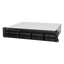 Servidor de Almacenamiento en Red Synology RackStation RS1221RP+ | 8 Bahías | Expandible a 12 Bahías | CPU AMD Ryzen V1500B | 4 GB DDR4 ECC | RAID Soportado | 10/25GbE | Virtualización Certificada | Protección de Datos Integral
