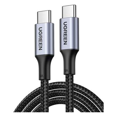 Cable USB-C a USB-C / Carga Rápida 100W / Transferencia 480 Mbps / Nylon Trenzado / 1 m (3.3 ft) / PD3.0 y QC4.0
