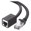 Cable de Extensión Cat6 RJ45 F/UTP / Macho a Hembra / 3 Metros (9.84 Pies) / Método de Conexión 568B / Velocidad de Transmisión 1000Mbps / Ancho de Banda del Canal 250MHz / Caja de Cobre / Negro