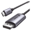 Cable USB-C a DisplayPort 1.4 UGREEN 3m | Thunderbolt 3 4 | 8K@60Hz 4K@240Hz | MacBook Pro Air iPad Pro XPS ThinkPad | FreeSync G-Sync VRR | HDR10+ | Nylon Aluminio | SKU 25839