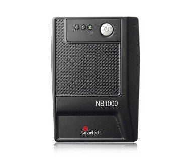 Smartbitt UPS de línea interactiva SBNB1000USB 1000VA/500 Watts, 6 contactos, protección de línea telefónica RJ-1, puerto USB para monitoreo y software