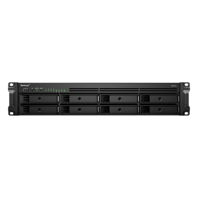 Servidor de Almacenamiento en Red RackStation RS1221+ | 8 Bahías | Expansión a 12 Bahías | CPU AMD Ryzen V1500B | 4 GB DDR4 ECC | RAID Soportado | 10/25GbE | Synology High Availability | Protección de Datos Integral.