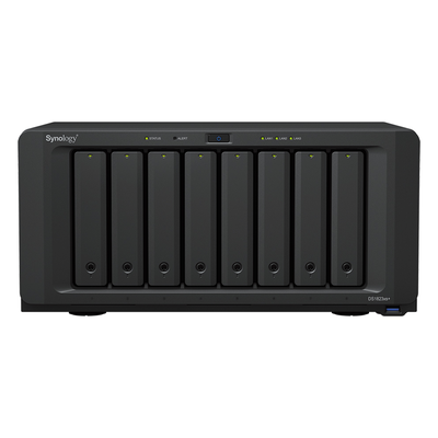 Servidor de Almacenamiento NAS Synology DiskStation DS1823xs+ | 8 Bahías | 144 TB Bruto | Expansión hasta 324 TB | 10GbE | RAID F1,0,1,5,6,10 | Caché SSD.