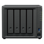 NAS DiskStation DS925+ | 4 Bahías | Expandible a 9 Bahías | 2 Puertos 2.5GbE | 2 Ranuras M.2 NVMe | AMD Ryzen V1500B | 4 GB DDR4 ECC | Hasta 565 MB/s Escritura Secuencial | Compatible con RAID | Synology DSM.