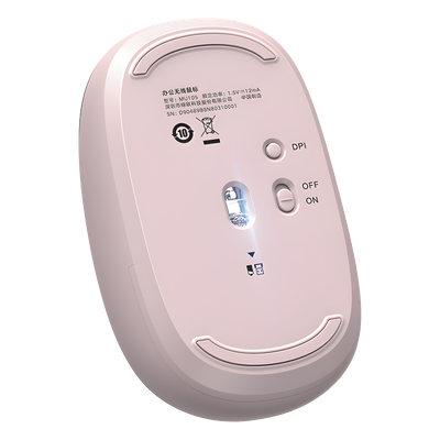 Mouse Inalámbrico / 2.4 GHz / Alcance 10 m (32.8 ft) / 4 Niveles DPI / 3 Botones / Silencioso / Ergonómico