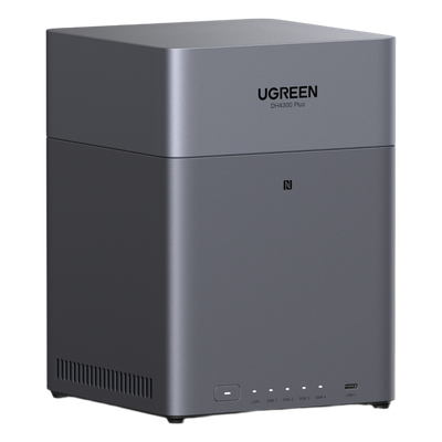 NAS UGREEN NASync DH4300PLUS 85449 | 4 Bahías SATA | RK3588C 8GB LPDDR4X | 2.5GbE | RAID 0/1/5/6/10 | HDMI 4K | UGOS Pro | UGREENlink | vs DH2300: +2 Bahías +2.5GbE +RAID5/6 | SKU 85449