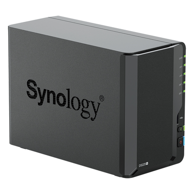 NAS Synology DiskStation DS225+ | 2 Bahías | Intel J4125 | 2.5GbE + 1GbE | 282MB/s | Active Backup Sin Licencia | Surveillance 25 Cámaras | RAID 40TB | DSM | SKU DS225+