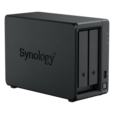 NAS Synology DiskStation DS725+ | 2 Bahías Exp. 7 | AMD Ryzen R1600 4T DDR4 ECC | 2×M.2 NVMe Caché | 2.5GbE | 276 MB/s | DX525 140TB | Active Backup | SKU DS725+