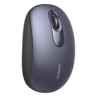 Mouse Inalámbrico 2.4G 800/1200/1600/2400 DPI | Función de 3 botones | Alcance 10m | Silencioso |  Ergonómico | Anti-caída y Anti-interferencias | Batería Alcalina AA incluida  | Midnight Blue.