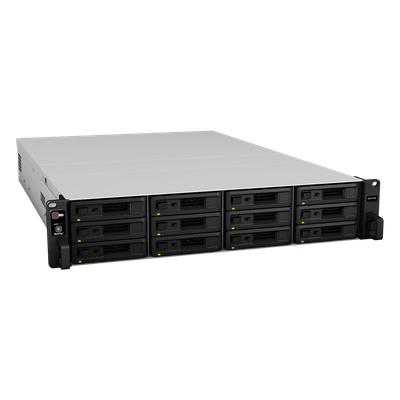 Unidad de Expansión Synology RX1217RP | 12 Bahías Rack 2U | PSU Redundante Hot-Swap | 240TB Máx | SATA 3.5''+2.5'' | DSM | Para RS2423RP+/RS3617xs+/RS4021xs+ | SKU RX-1217RP