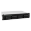 Servidor de Almacenamiento en Red RackStation RS1221+ | 8 Bahías | Expansión a 12 Bahías | CPU AMD Ryzen V1500B | 4 GB DDR4 ECC | RAID Soportado | 10/25GbE | Synology High Availability | Protección de Datos Integral.