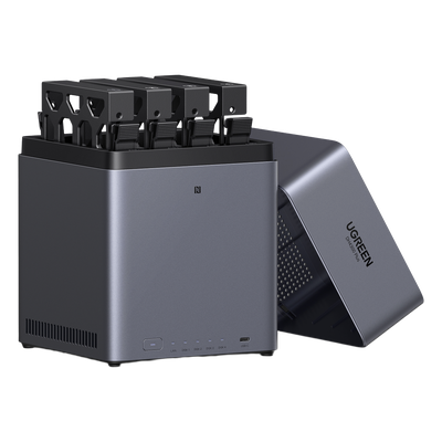 NAS UGREEN NASync DH4300PLUS 85449 | 4 Bahías SATA | RK3588C 8GB LPDDR4X | 2.5GbE | RAID 0/1/5/6/10 | HDMI 4K | UGOS Pro | UGREENlink | vs DH2300: +2 Bahías +2.5GbE +RAID5/6 | SKU 85449