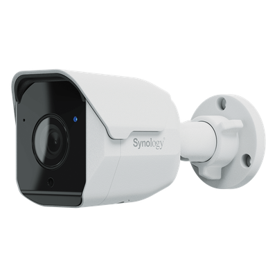 Cámara IP Synology BC500S | 5MP (2880×1620) 30fps | 2.8mm 110° H | IR Nocturno 30m | Edge AI Personas/Vehículos | IP67 | H.265 | microSD 256GB | Surveillance Station sin Licencia | SKU BC500S