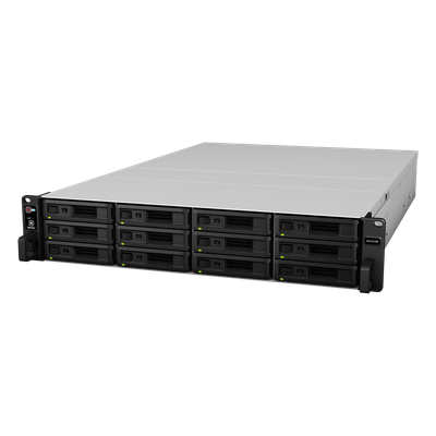 Unidad de Expansión Synology RX1217RP | 12 Bahías Rack 2U | PSU Redundante Hot-Swap | 240TB Máx | SATA 3.5''+2.5'' | DSM | Para RS2423RP+/RS3617xs+/RS4021xs+ | SKU RX-1217RP