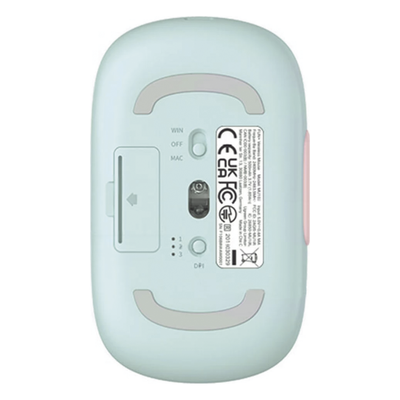 Mouse Inalámbrico UGREEN FUN MU102 | Rosa | BT 5.0 + 2.4GHz | 3 Dispositivos | DPI 1000-4000 | Silencioso | 5 Botones | USB-C 3 Meses | Win/Mac/iPad/Android | SKU MU102