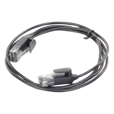 Cable Ethernet Cat6A Ultra Delgado UGREEN 1m | 10Gbps 500MHz | Cobre Puro 32AWG | 2.8mm Rack Patch Panel | NAS Switch 10GbE | RJ45 Gold TPE | SKU 70332