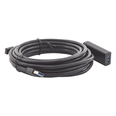 Cable de Extensión Activo USB 3.0 con puerto de alimentación Micro USB / 5 Metros / USB 3.0 a 5Gbps / No requiere controlador / Ideal para impresoras, consolas , Webcam, etc.