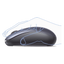 Mouse Inalámbrico 2.4G 800/1200/1600/2400 DPI | Función de 3 botones | Alcance 10m | Silencioso |  Ergonómico | Anti-caída y Anti-interferencias | Batería Alcalina AA incluida  | Midnight Blue.