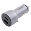 Cargador de Auto 52.5W | Puerto USB-A y USB-C | Carga Rápida | Compatible con Vehículos de 12 y 24 VCD | PD3.0 + QC3.0 | Chip Inteligente | Diseño Compacto Mayor Eficiencia Energética | Caja de Aluminio