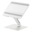 Soporte de Aluminio para Laptop | Ajustable 180° | Soporta Laptops de 10 a 17.3''| Capacidad de Carga 5Kg | Excelente Estabilidad | Diseño Para Alta Disipación de Calor | Altura y Angulo Ajustable | Plegable y Portátil.