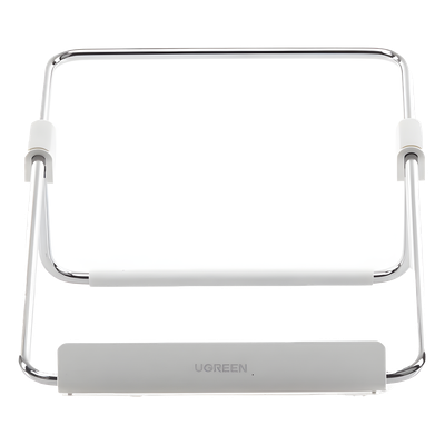 Soporte para Laptop / Plegable / Ajustable de 87 a 131 mm / Amplia compatibilidad 11''-16'' / Capacidad de carga 20 KG / Antideslizante /  Ultra Ligero / Metal / ABS / Silicona / Color Plata