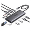 Hub USB-C 10 en 1 UGREEN Revodok Pro 210 15534B | Dual HDMI 4K@60Hz + 8K@30Hz | Triple Pantalla (Thunderbolt/USB-C MST) | PD 100W Passthrough | Ethernet Gigabit | SD+TF | 3×USB-A 3.0 | SKU 15534B