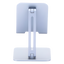 Soporte de Aluminio para IPad & Tablet | Plegable |Angulo Ajustable de 180° y 270° | Base Antideslizante | Protección  de Silicona | Amplia Compatibilidad con dispositivos de 7.9'' a 12.9'' | Aluminio Solido | Color Gris