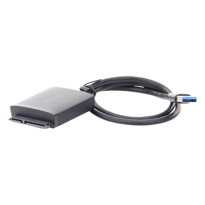 Adaptador USB 3.0 a SATA III | Compatible con Disco Duro HDD y SSD de 2.5" y 3.5" de hasta 12 TB | Velocidad USB 3.0 de hasta 5 Gbps | Alta Velocidad con UASP & TRIM | Cable de 50 cm.