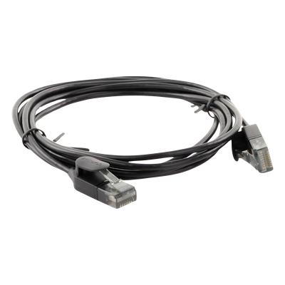 Cable Ethernet Cat6A Ultra Delgado UGREEN 2m | 10Gbps 500MHz | Certificado Fluke | Cobre Puro OFC 32AWG | 2.8mm NAS Switch Rack | RJ45 Gold | 10GBASE-T | SKU 70334