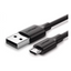 Cable USB-A a Micro USB | 2 Metros (6.56 Pies) | Tecnología de Carga Rápida Qualcomm / QC 3.0/2.0 | Recarga hasta 18W | Transmisión de Datos hasta 480Mbps | Tecnología de Carga Segura | Hasta 5,000 Flexiones | ABS y PVC de Alta Duración
