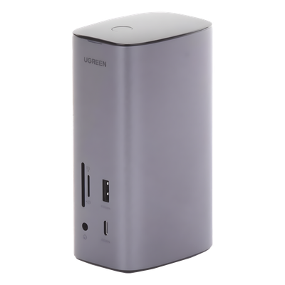 HUB USB-C (Docking Revodok Pro) 12 en 1 | 2 USB-A 3.0 | 1 USB-C PD Carga 100W | 1 USB-A 3.1 | 1 USB-C 3.1 | HDMI 4K | HDMI 8K Ultra HD | Display Port 4K | RJ45 (Gigabit) | Lector Tarjeta SD + Micro SD (TF) | Jack Audio 3.5mm.
