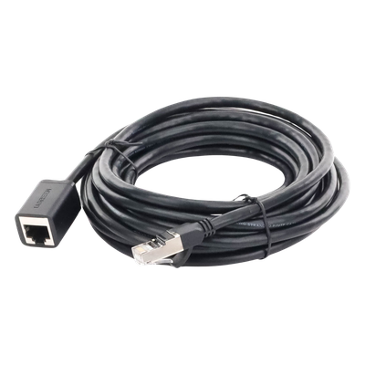 Cable Extensión Cat6 UGREEN 11283 | F/UTP Macho-Hembra | 5m | Cobre Puro | 1Gbps / 10GbE (≤55m) | Blindaje Mylar | PoE Compatible | CCTV / Servidor / Rack | SKU 11283